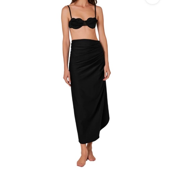 Bahia Maria Loreta Wrap Skirt Detachable Coverup Midi - Picture 3 of 8